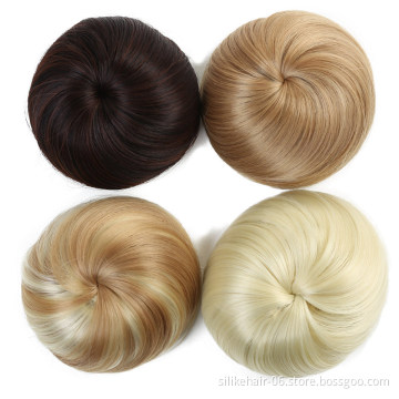 Curly Bun Extensions Scrunchie Updo Hair Pieces Synthetic Combs in Messy Bun Hair Piece for Women Chignon Hairpiece for Women